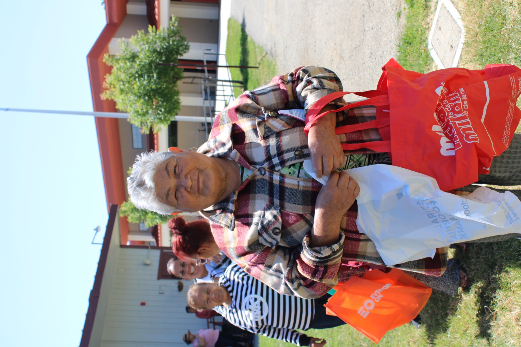 Community members at a Hand to Harvest gathering